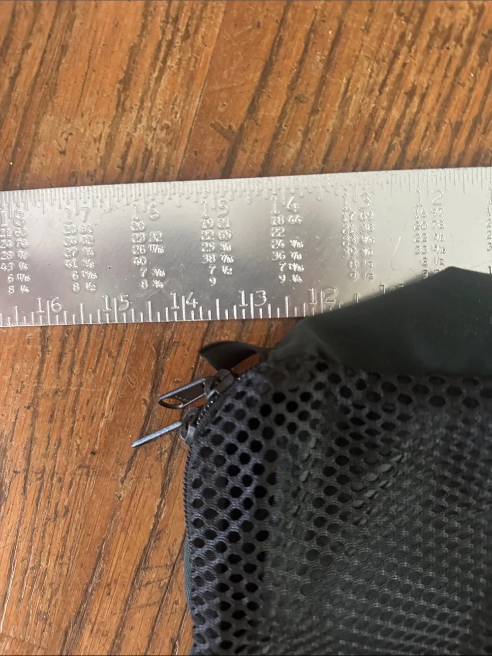 Black Mesh Pouch - Travel Organizer